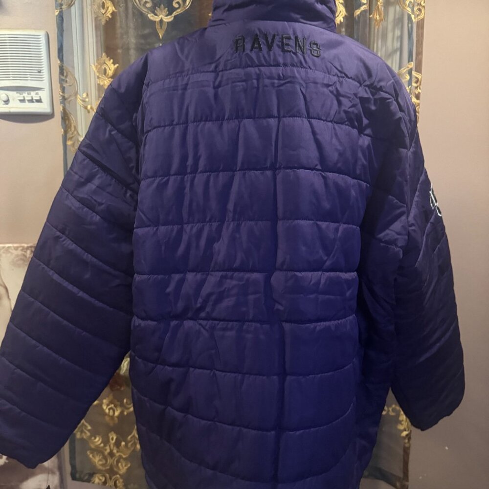 Baltimore Ravens puffer coat ~ authentic licensed NFL ~ NWT ~ XXL - Picture 2 of 2
